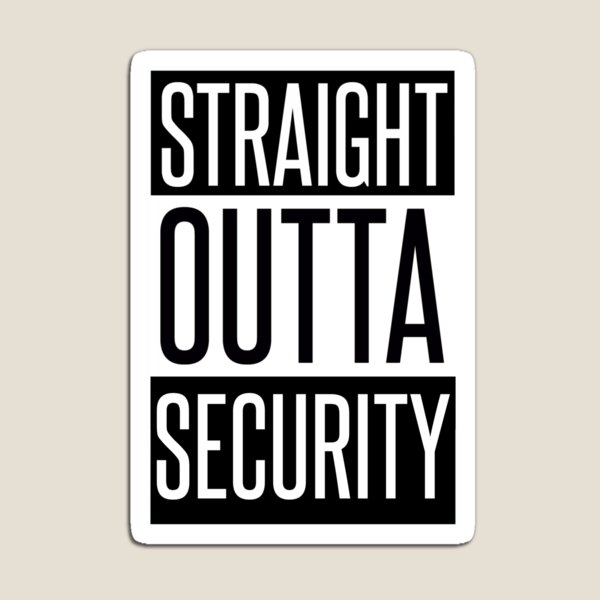 straight outta Among us  Magnet