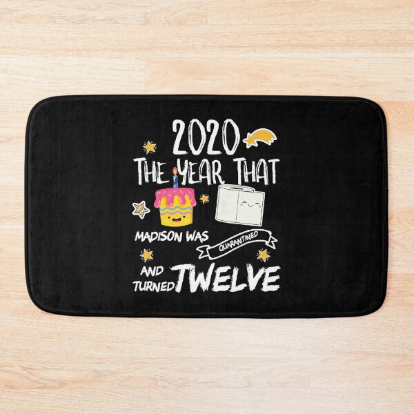 Item preview, 12th Birthday Personalized 12 Years old Gift Madison Quarantine Cake Funny Quote Kawaii  designed and sold by Akmloza.