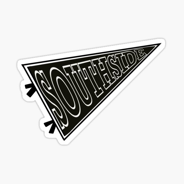 SouthSide Pennant Shameless US Sticker