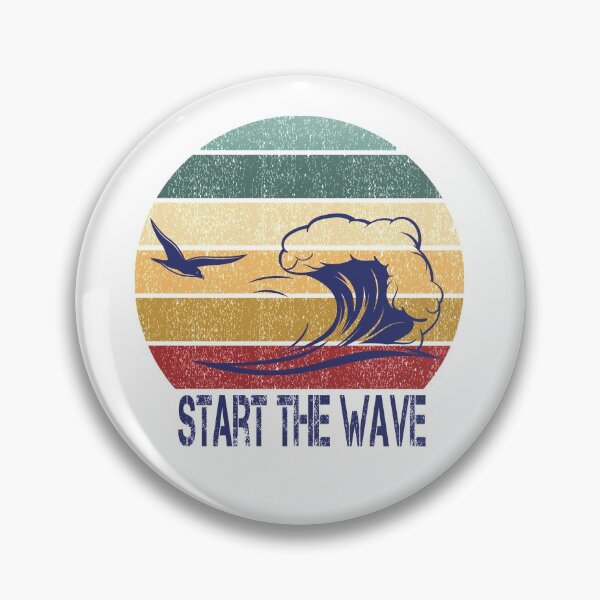 Item preview,  Start The Wave , retro  designed and sold by shinoshop.
