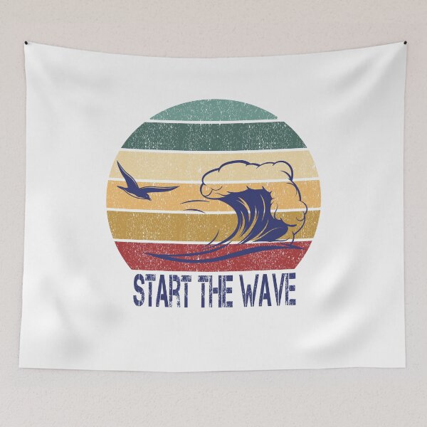 Item preview,  Start The Wave , retro  designed and sold by shinoshop.