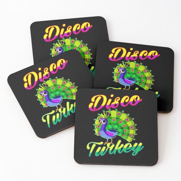 Item preview, Funny Peacock Disco Turkey,  Thanksgiving Gift designed and sold by aronia.