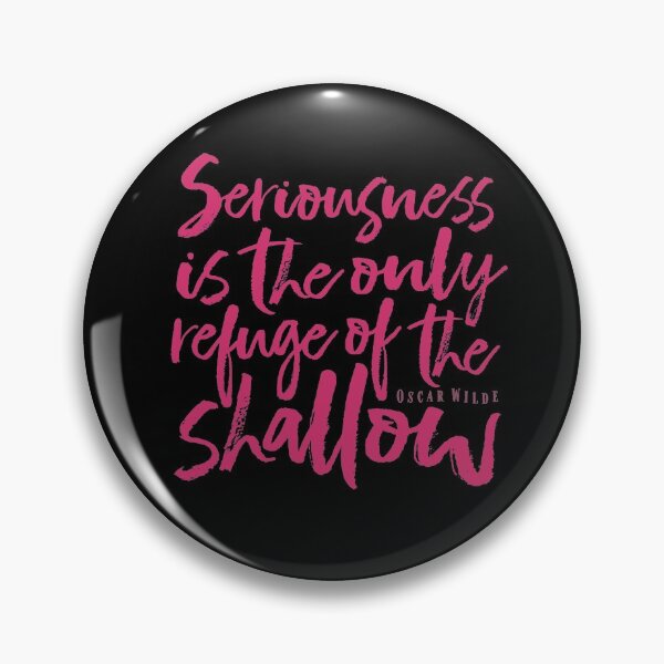 Item preview, Seriousness, refuge of the shallow designed and sold by x1brett.