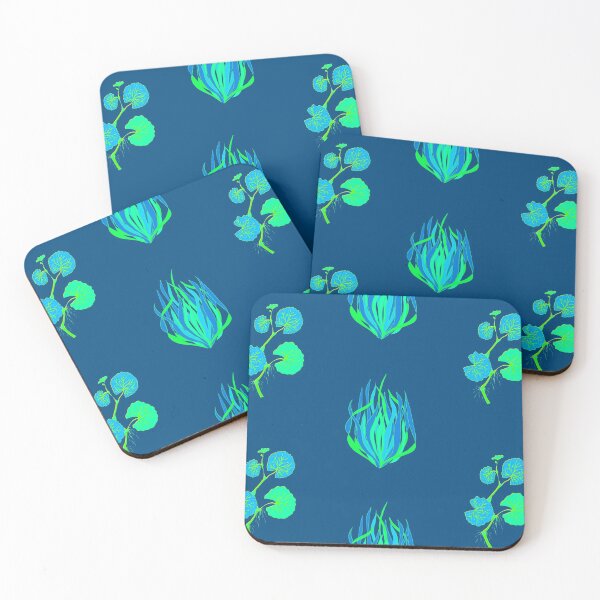 Item preview, Marine Sea Plants in Green and Blue designed and sold by AlteredAtelier.
