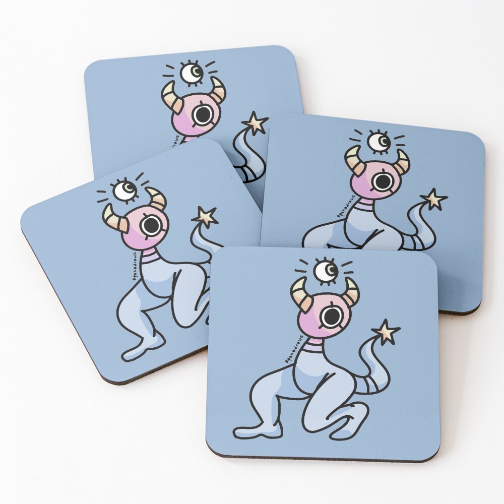 Item preview, Coasters (Set of 4) designed and sold by ApokoDraws.