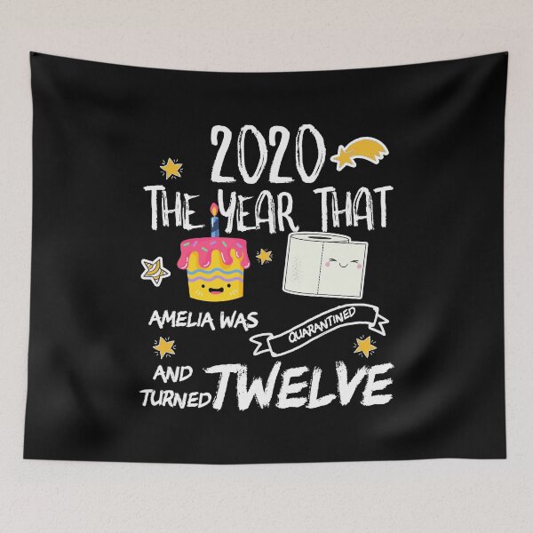 Item preview, 12th Birthday Personalized 12 Years old Gift Amelia Quarantine Cake Funny Quote Kawaii  designed and sold by Akmloza.