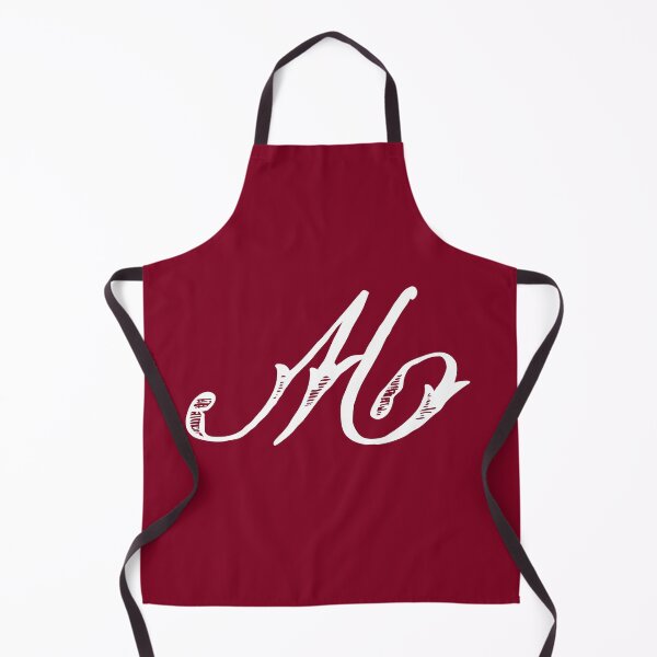Item preview, Vintage Stylish White Burgundy Red Monogram M designed and sold by Vintage-TM.