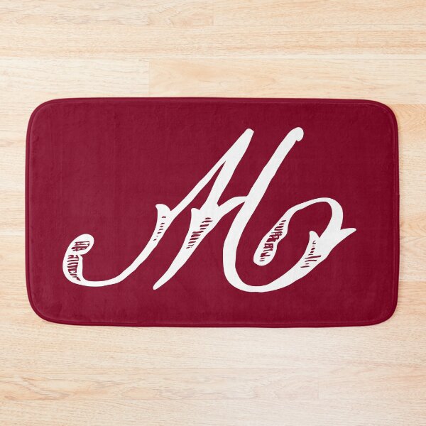 Item preview, Vintage Stylish White Burgundy Red Monogram M designed and sold by Vintage-TM.