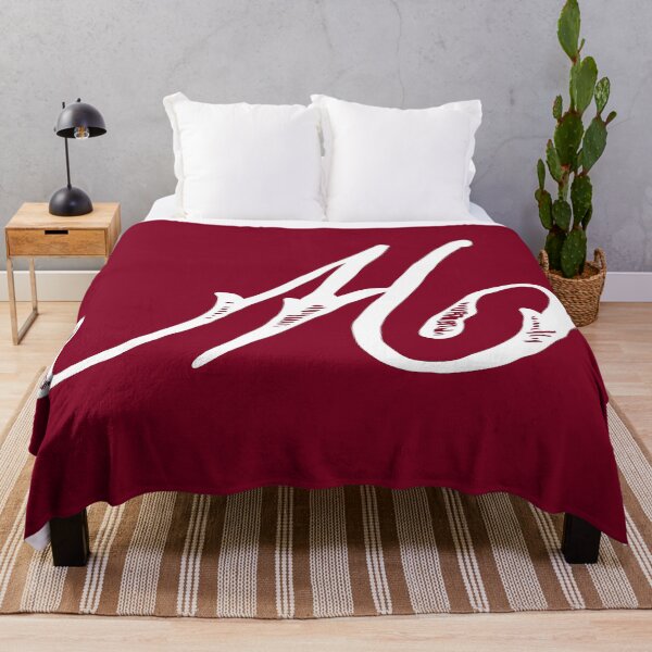 Item preview, Vintage Stylish White Burgundy Red Monogram M designed and sold by Vintage-TM.