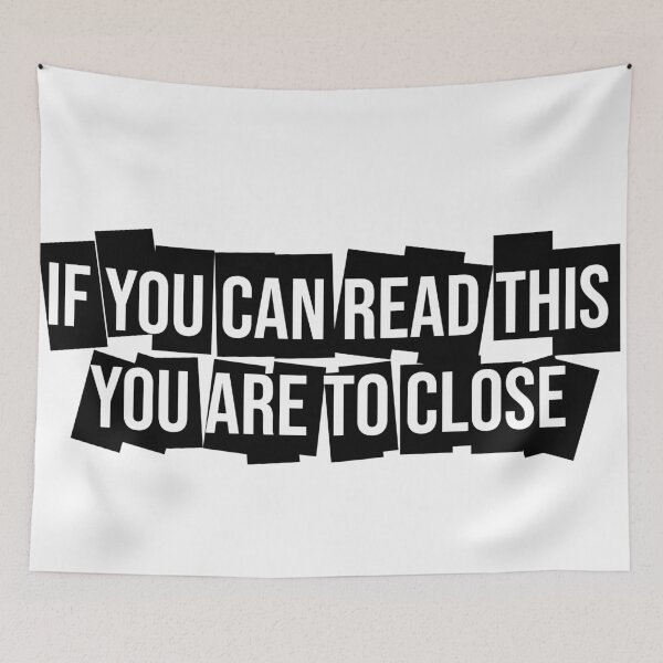 Item preview, if you can read this you're too close designed and sold by tripanthias.
