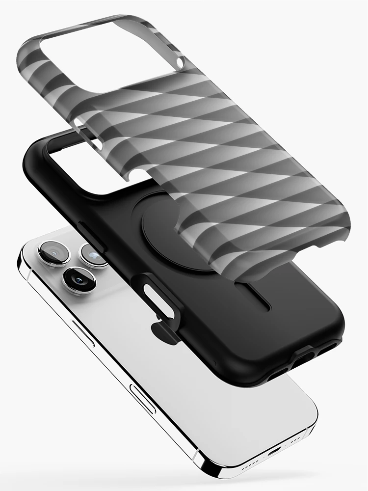 Thumbnail 2 of 4, iPhone Case, Triangular pattern designed and sold by flashcompact.