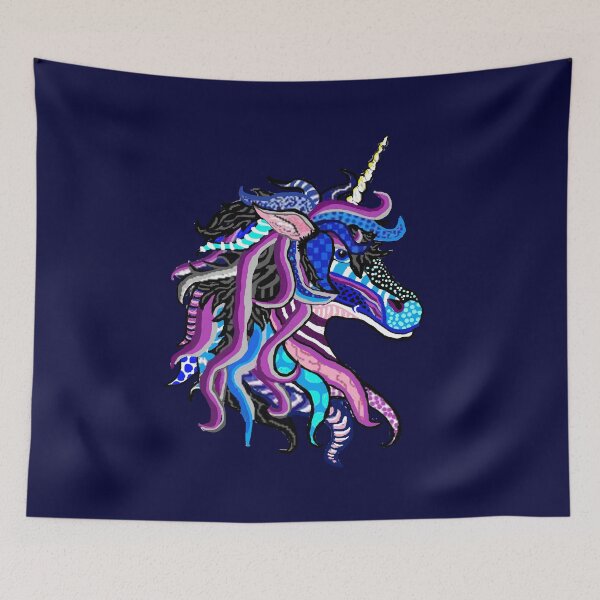 Item preview, Purple Mosaic Unicorn designed and sold by THE AMERICAN TEEVANGELIST.