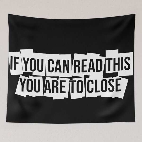 Item preview, if you can read this you're too close designed and sold by tripanthias.