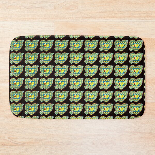 Item preview, Geometrical sweet hearts shape patterns of avocados and its pit. designed and sold by Ralek.