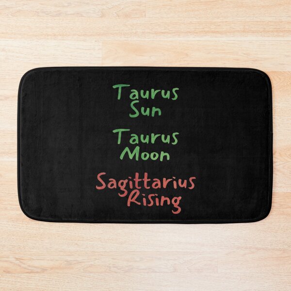 Item preview, Taurus Sun Taurus Moon Sagittarius Rising Text designed and sold by leomooncreates.