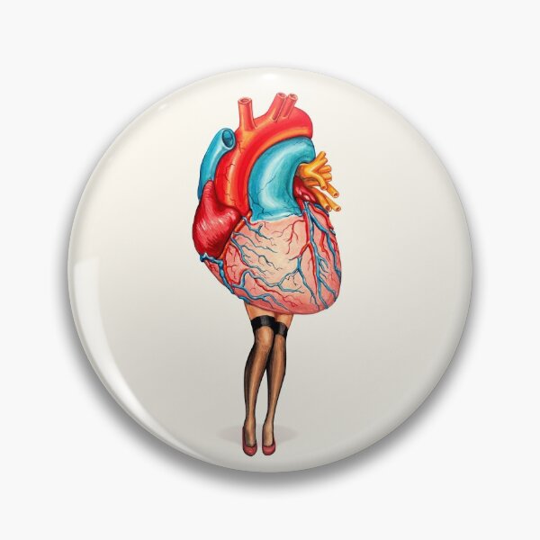 Item preview, Heart Pin-Up designed and sold by Kelly  Gilleran.
