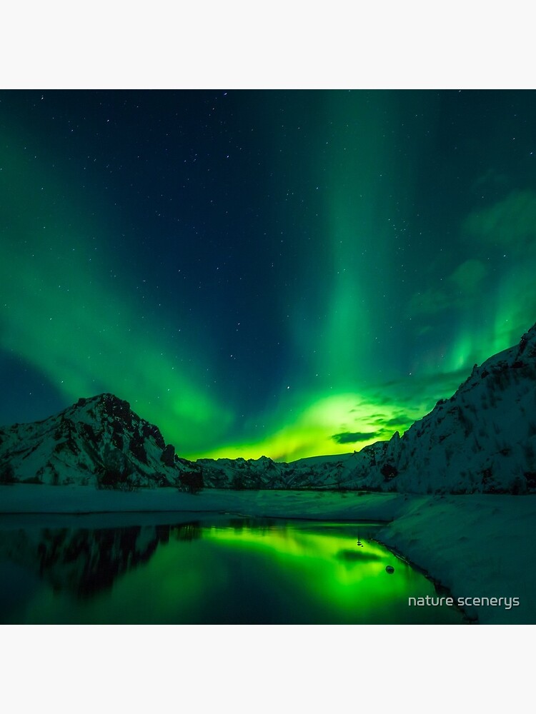 Iceland aurora borealis northern lights by Haylenor77