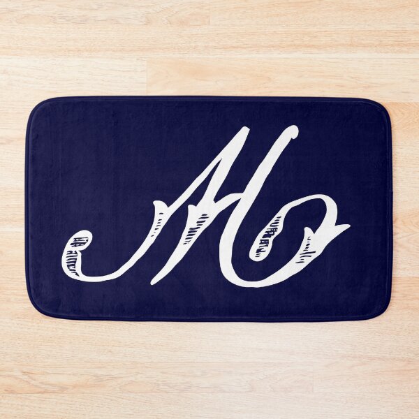 Item preview, Vintage Stylish White Navy Blue Monogram Letter M designed and sold by Vintage-TM.