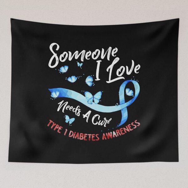 Item preview, Someone I Love Needs A Cure Type 1 - Diabetes Awareness Day designed and sold by Dressed For  Duty.