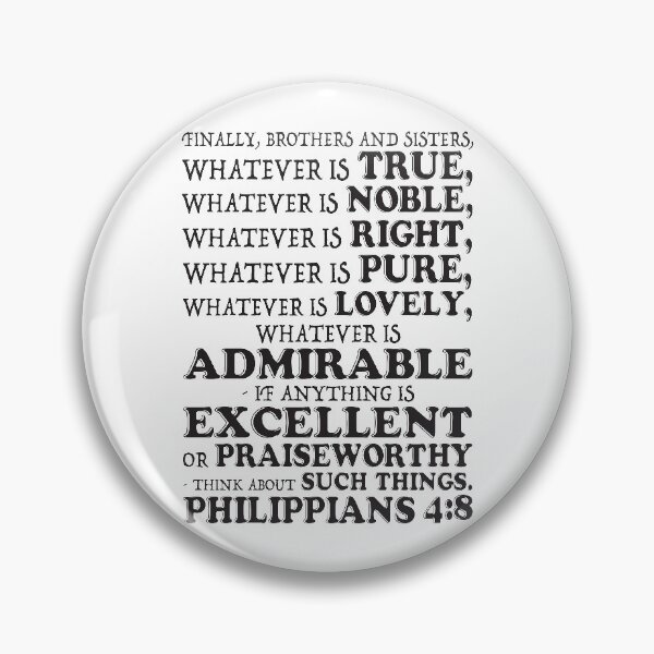 Item preview, Philippians 4:8 Think About Such Things designed and sold by plushism.