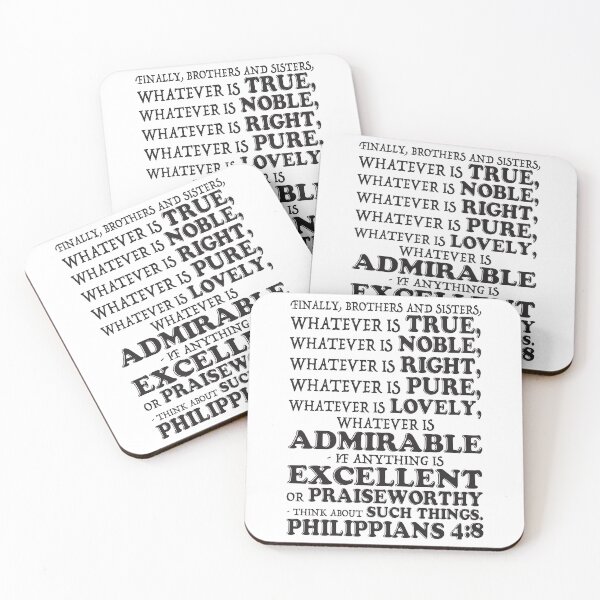 Item preview, Philippians 4:8 Think About Such Things designed and sold by plushism.