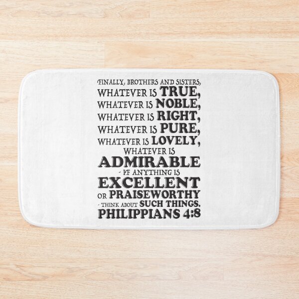 Item preview, Philippians 4:8 Think About Such Things designed and sold by plushism.
