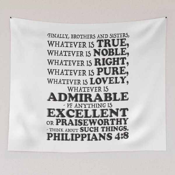 Item preview, Philippians 4:8 Think About Such Things designed and sold by plushism.