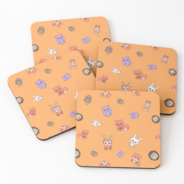 Item preview, Kawaii forest animals pattern  designed and sold by JokeGysen.