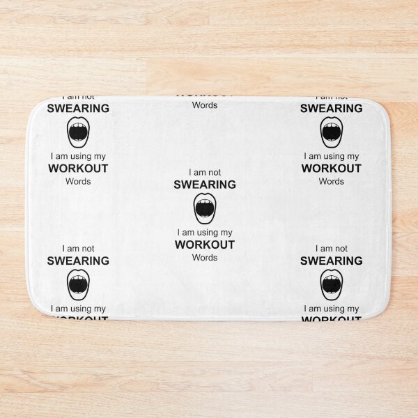 Item preview, Im not swearing I am using my workout words collection. designed and sold by Myartbeyours.