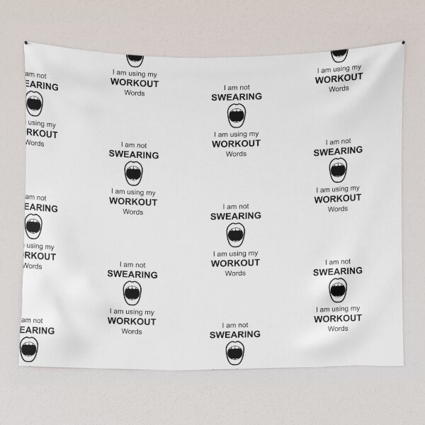 Item preview, Im not swearing I am using my workout words collection. designed and sold by Myartbeyours.