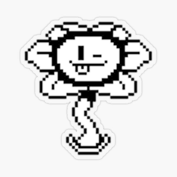 Flowey Sticker by Poulpimoune