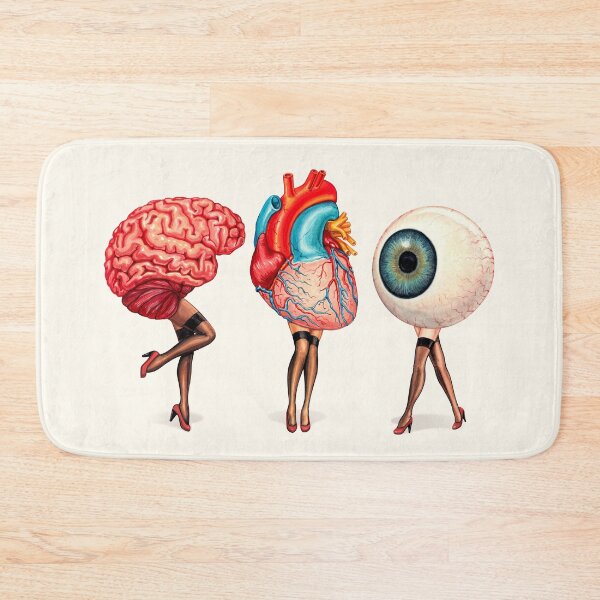 Item preview, Heart, Brain, Eyeball Pin-Ups designed and sold by Kelly  Gilleran.
