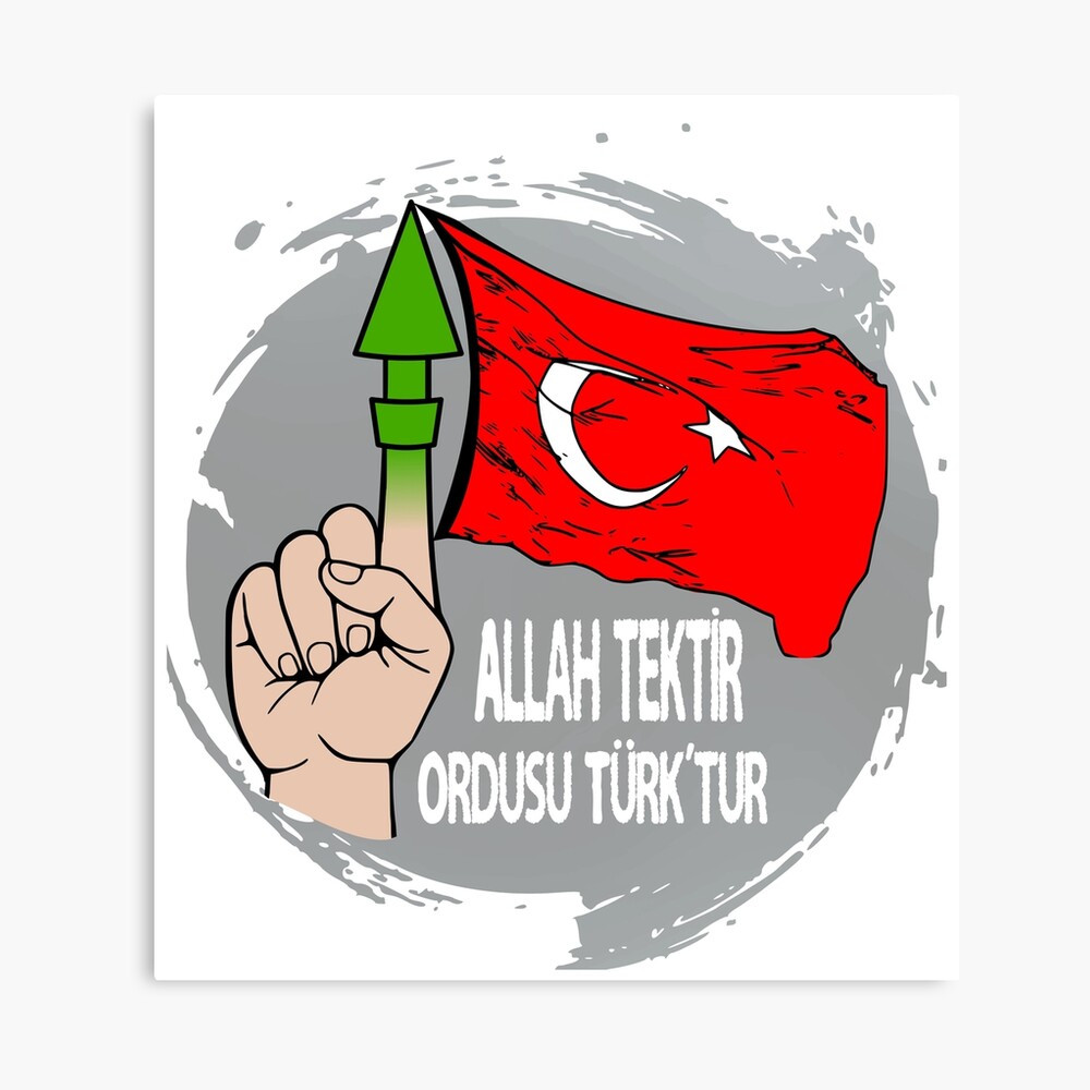 Impression photo « Allah Tek Ordusu Turk », par representu | Redbubble