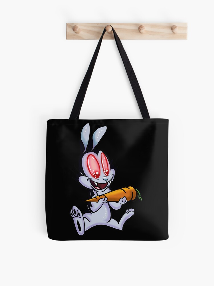 Vampire Bunny Dracula Gothic Bag Black and Red