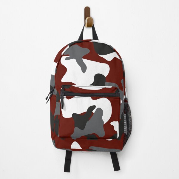 Item preview, Camouflage Red Black Grey White Winter Camo designed and sold by Cyberty.