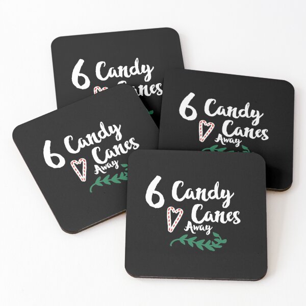 Item preview, Christmas In Quarantine 6 Candy Canes Apart Social Distancing designed and sold by RainbowPandas.
