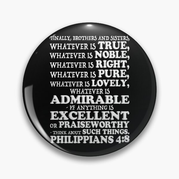 Item preview, Philippians 4:8 Think About Such Things designed and sold by plushism.