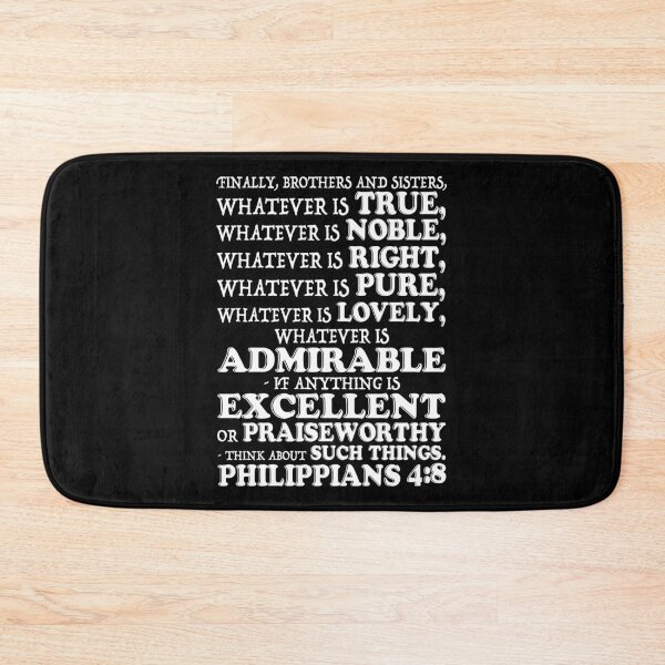 Item preview, Philippians 4:8 Think About Such Things designed and sold by plushism.