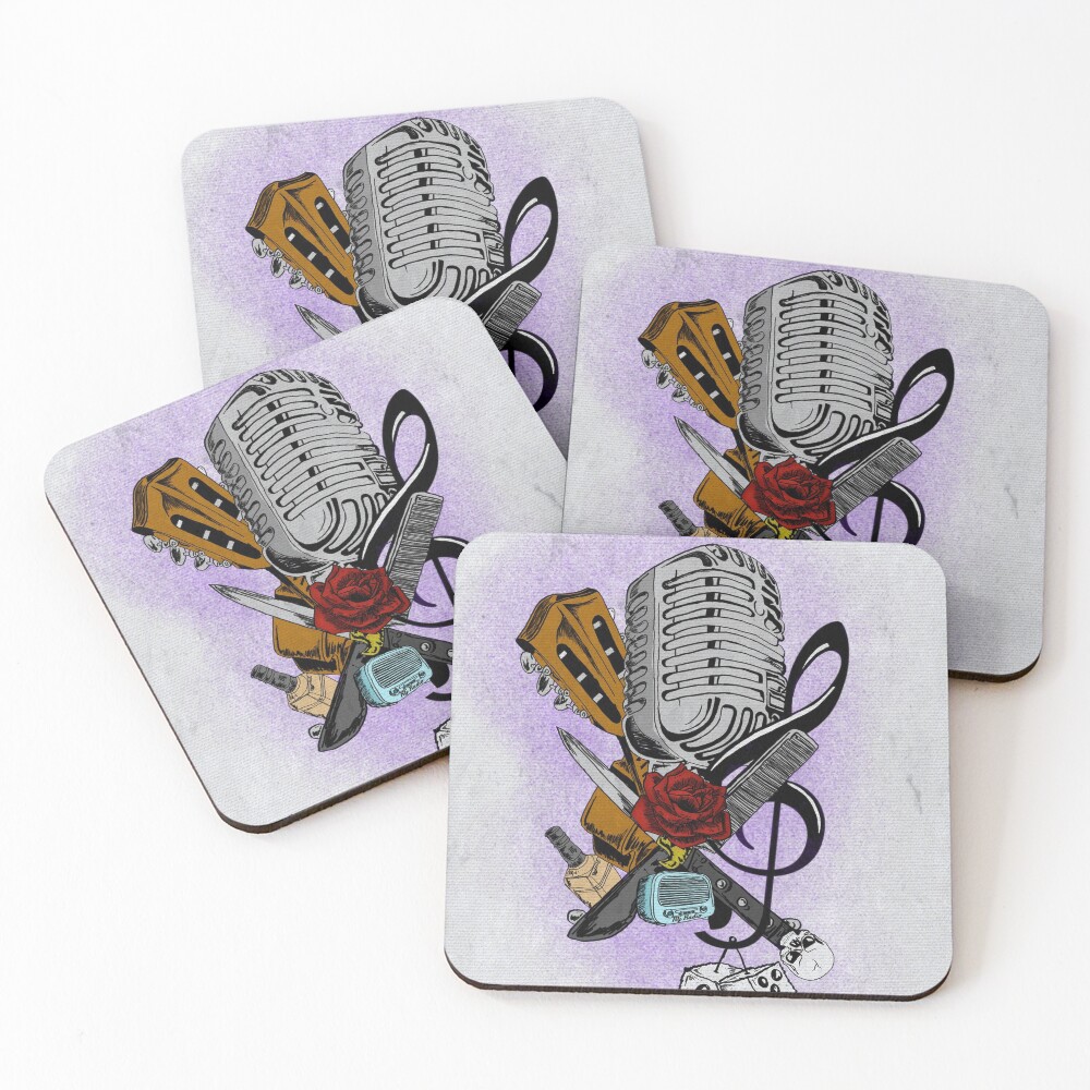 Item preview, Coasters (Set of 4) designed and sold by RGIllustrations.
