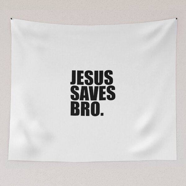 Artikelvorschau, Jesus rettet Bruder, christlicher Glaube, bete dafür entworfen und verkauft von Minimalist Quotes and Sayings.