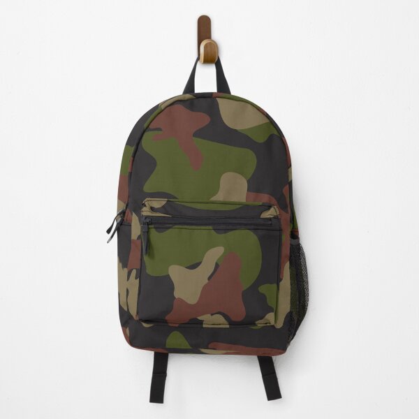 Item preview, Camouflage Black Flat Dark Earth OD Green Brown Jungle Camo designed and sold by Cyberty.