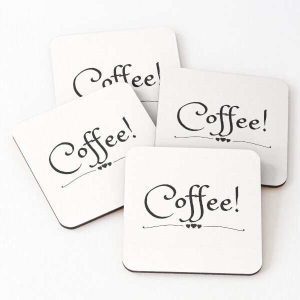 Item preview, Coffee love quotes designed and sold by OneTimeEngineer.