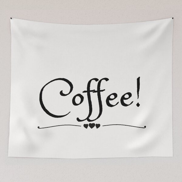 Item preview, Coffee love quotes designed and sold by OneTimeEngineer.