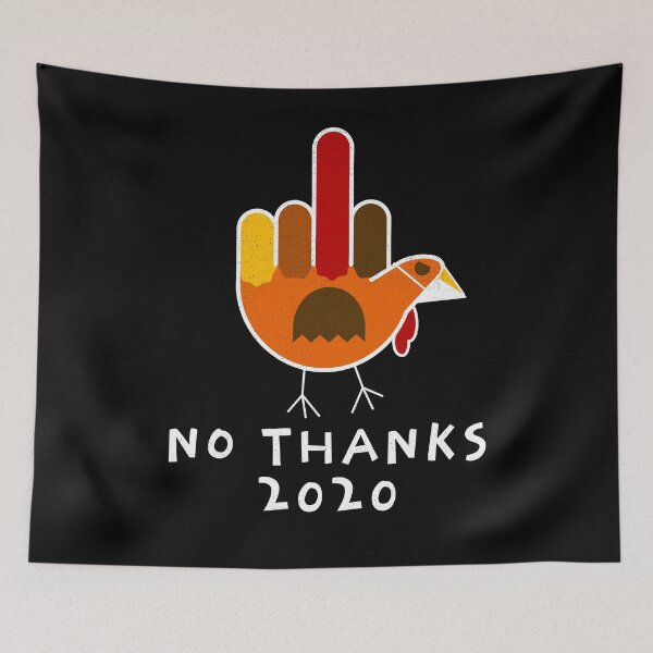 Item preview, Thanksgiving 2020 Turkey No Thanks Grumpy Halloween designed and sold by d247.