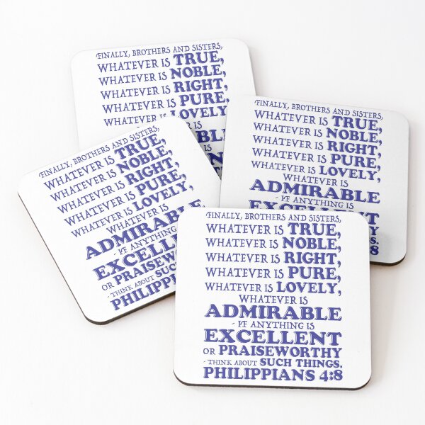 Item preview, Philippians 4:8 Think About Such Things designed and sold by plushism.
