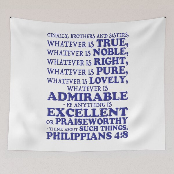 Item preview, Philippians 4:8 Think About Such Things designed and sold by plushism.