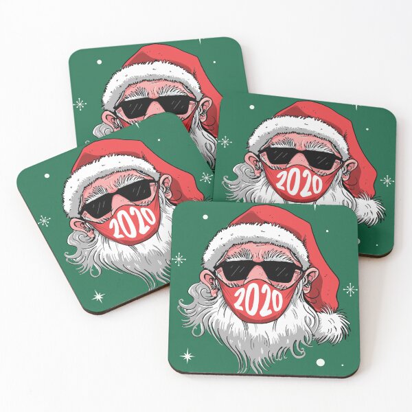 Item preview, Covid Claus | Santa Claus with Sunglasses & Face Mask designed and sold by SLAG-Creative.