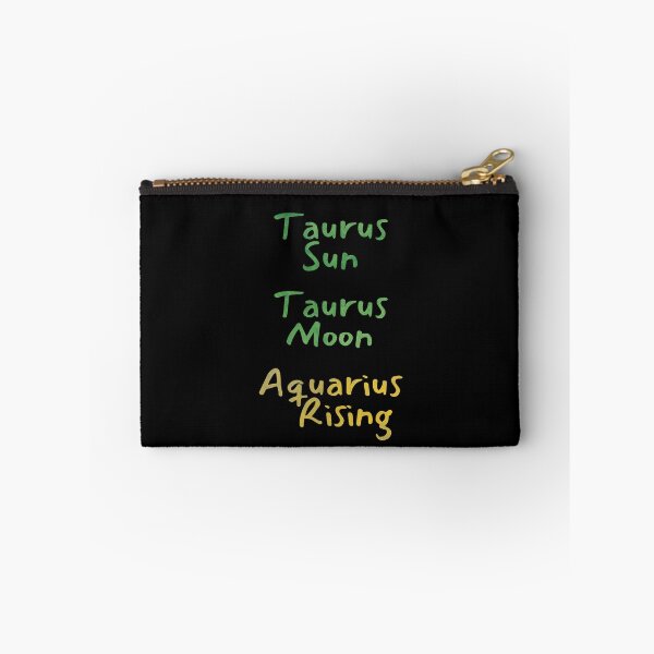 Item preview, Taurus Sun Taurus Moon Aquarius Rising Text designed and sold by leomooncreates.