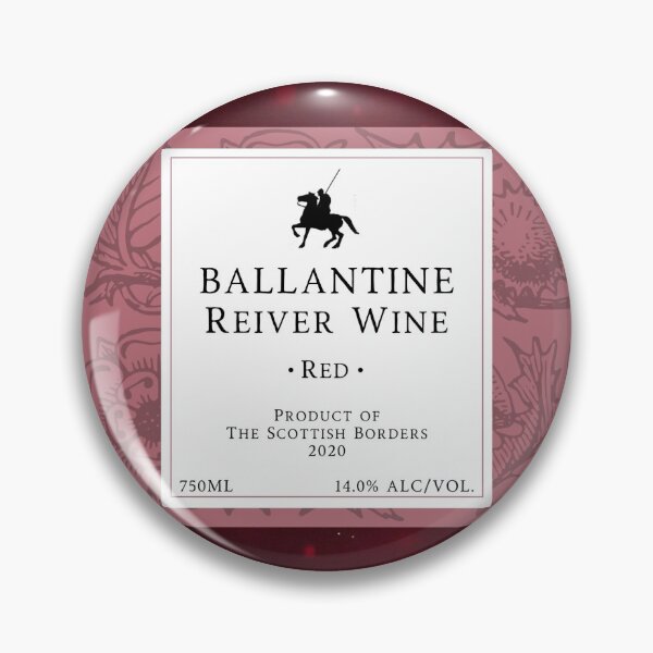 Item preview, BALLANTINE Red Wine Label | Border Reivers designed and sold by yourscotborders.