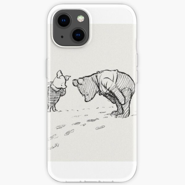 Winnie the Pooh Sketch iPhone Soft Case
